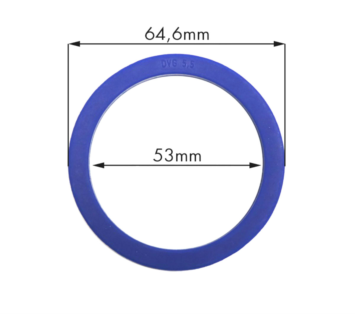Silicone gasket for La San Marco 5.5mm - blue